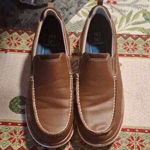 George Men's Tan Slip-On Loafers